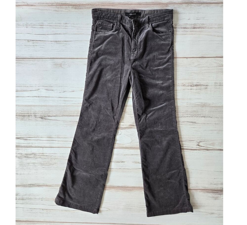 J Brand Velvet Maria Flare High Waist Pants sz 29